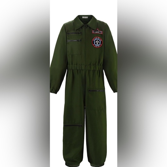 Fighter Pilot Costume for Kids Army Flight Suit
Size 5-6/120 NWOT - Picture 1 of 8